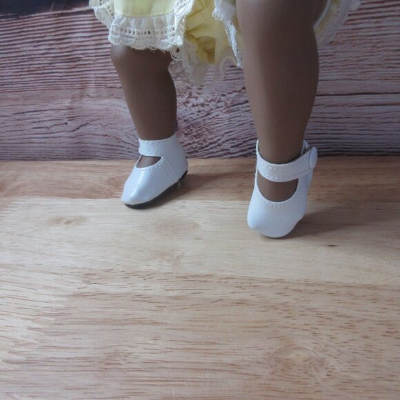 Musical African American 12" Porcelain Laying Doll - Plays Hush Little Baby - Picture 5 of 8